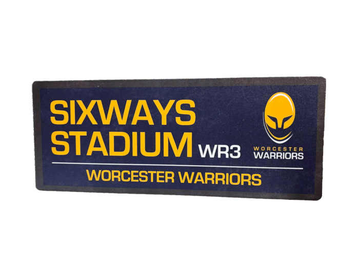 WW Wooden Street Sign